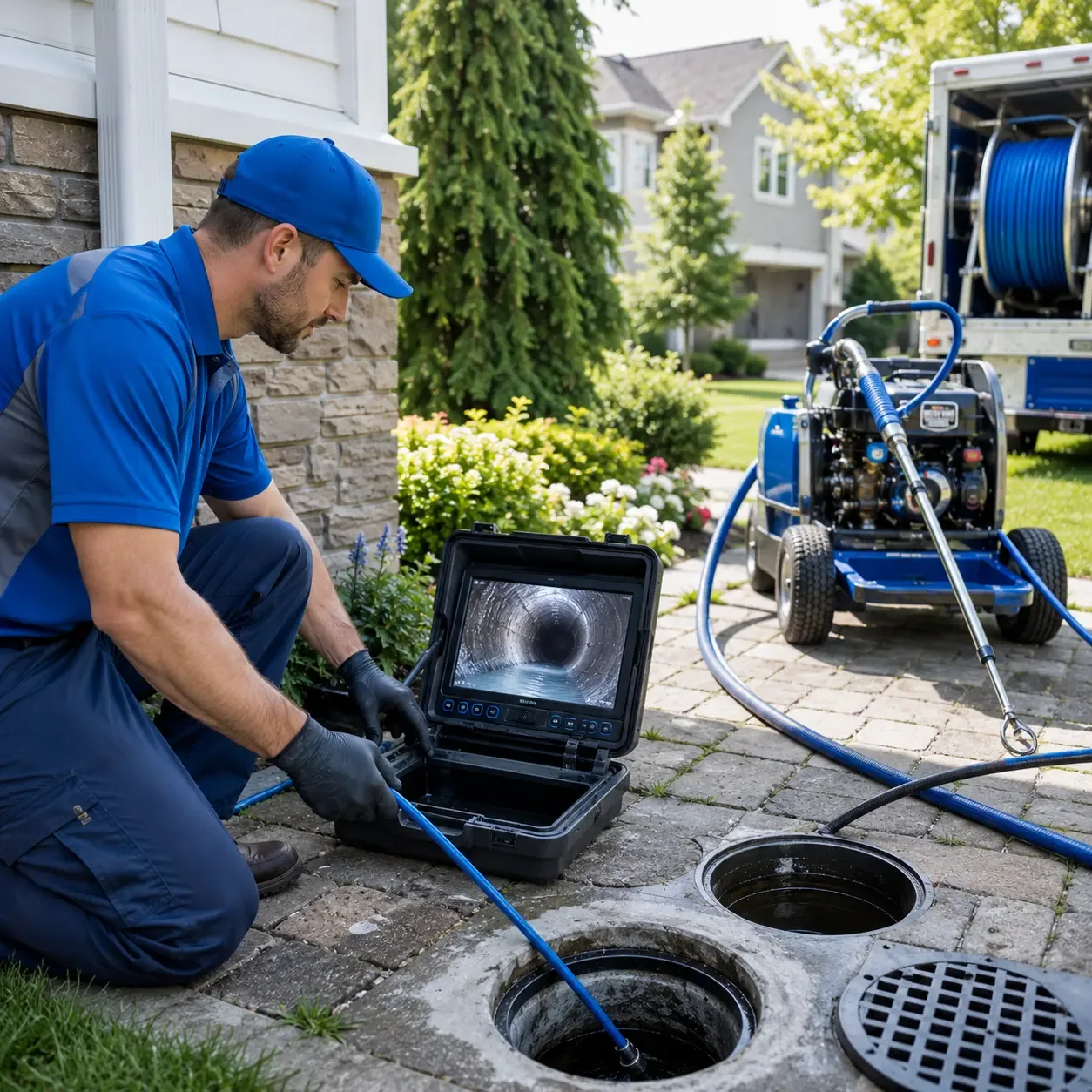 Outdoor drain cleaning professionals serving Essex Fells, NJ
